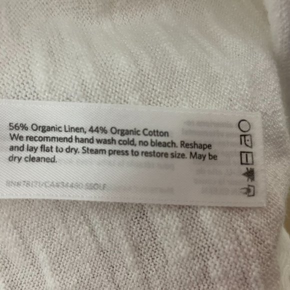 Eileen Fisher Linen Cotton Open Front Cardigan XL - Picture 8 of 8